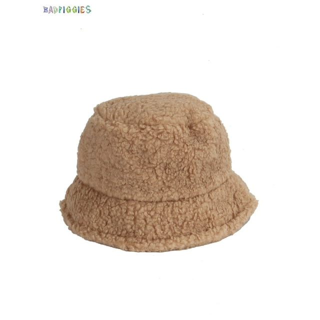 BadPiggies Women Winter Bucket Hat Adjustable Vintage Cloche Hats Warm ...