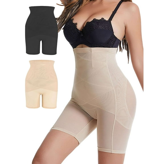 BadPiggies Women's High Waisted Body Shaper Shorts Shapewear Tummy Control Thigh Slimmer Butt Lifter Panties