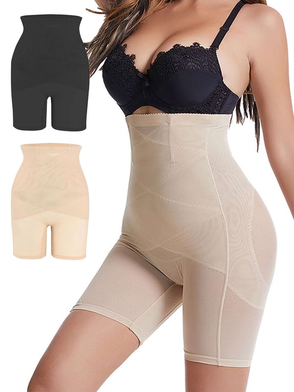 BadPiggies Women's High Waisted Body Shaper Shorts Shapewear Tummy Control Thigh Slimmer Butt Lifter Panties