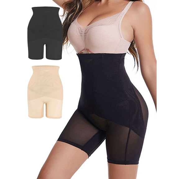 BadPiggies Women's High Waisted Body Shaper Shorts Shapewear Tummy Control Thigh Slimmer Butt Lifter Panties