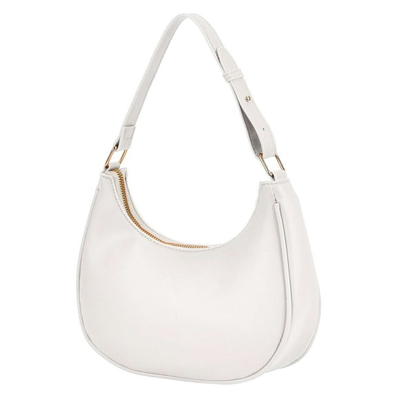 BadPiggies Women's Small Crescent Shoulder Bag Handbag Trendy Underarm Purse with Adjustable Strap