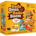 thumbnail image 1 of Bada Bean Bada Boom Plant-Based Protein, Gluten Free, Vegan, Crunchy Roasted Broad (Fava) Bean Snacks, 110 Calorie Packs, The Classic Box Variety Pack, 1 Ounce (Pack Of 24), 1 of 4