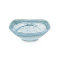 thumbnail image 1 of Badash Alabaster Square Glass Bowl, Aqua Blue - 10", 1 of 9
