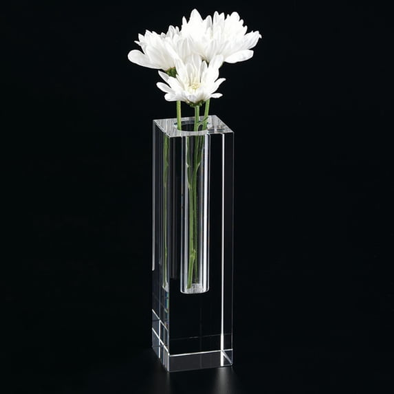 Badash Optical Crystal Vase- Donovan 8"