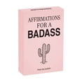 thumbnail image 1 of Badass Affirmation Cards for Women, Daily Motivational and Inspirational Card Deck, Empowering Positive Thinking Gifts for Women Self Care and Mindfulness,pink, 1 of 5