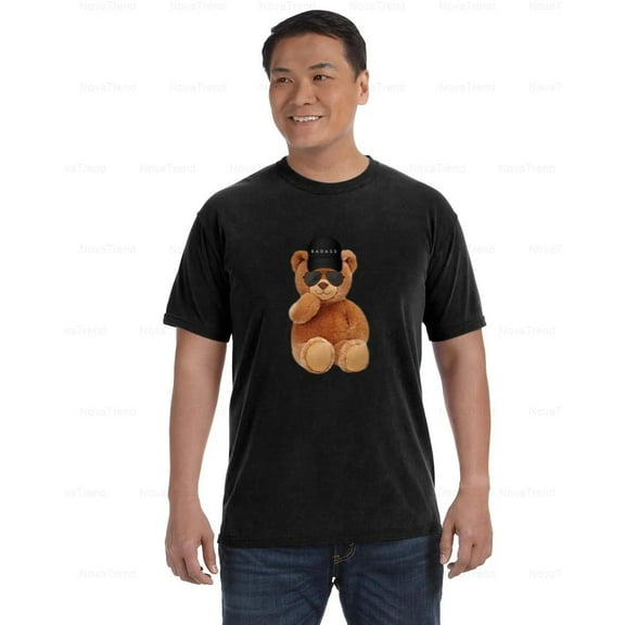 Badass Baby Bear Comfort Coler T-Shirt with Cool Confident Vibes, Unisex, up to size 4XL