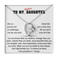 thumbnail image 1 of To My Badass Daughter Necklace From Mom And Dad With Heartfelt Message & Elegant Box, Mother Daughter Necklace, Birthday Daughters, Daughter Jewelry From Mom 4 #1982, Gold Forever Love Necklace, 1 of 6