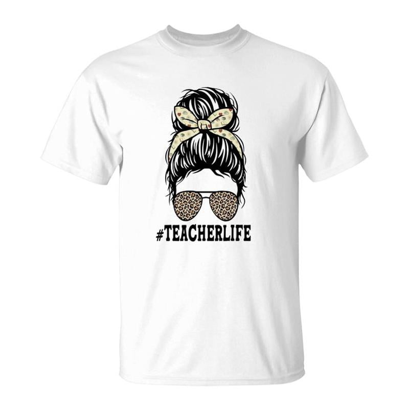 Badass Teacherlife Leopard Style For Teacher TShirt - Walmart.com