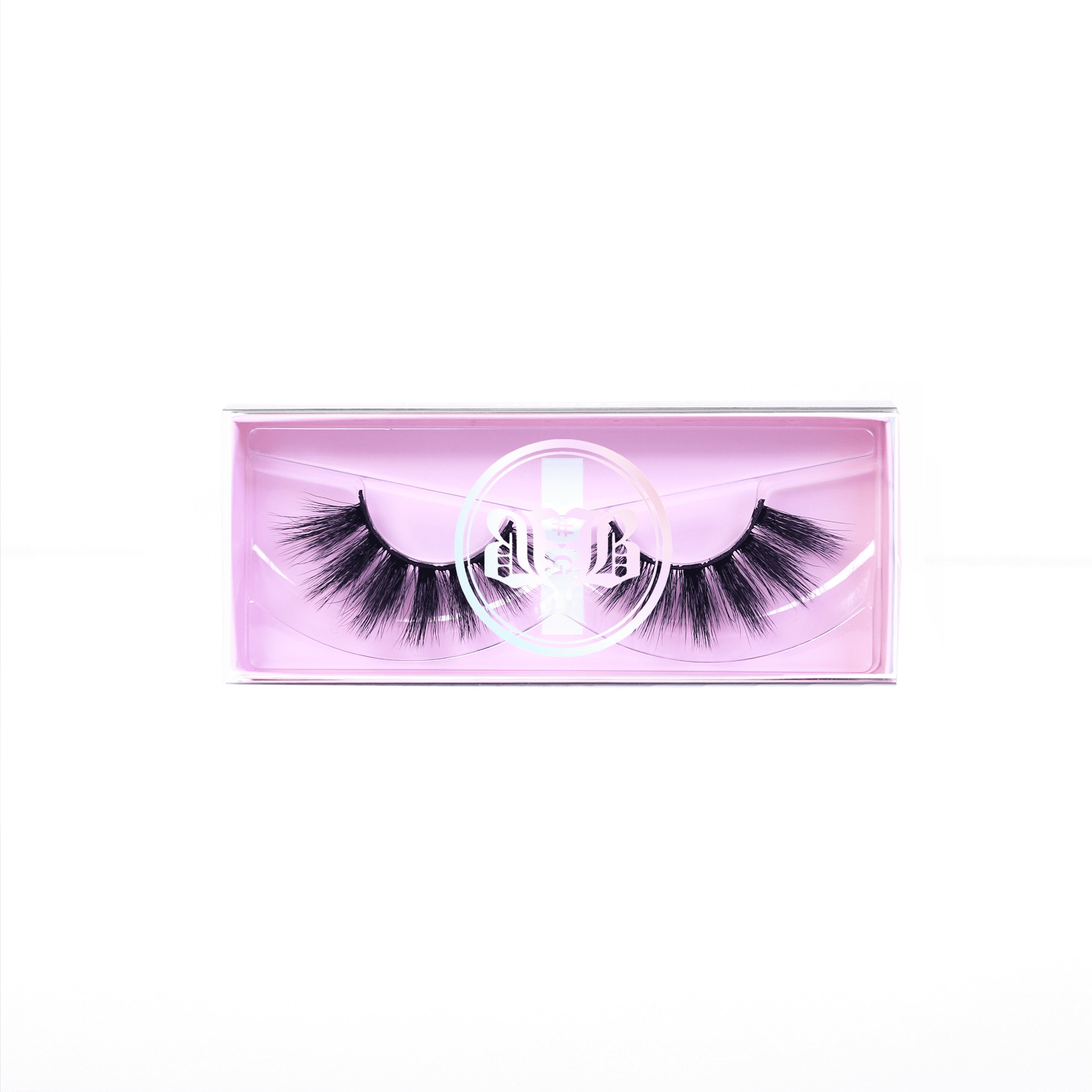 Baddie B Faux Mink False Eyelashes, IG, 1 Full Set.