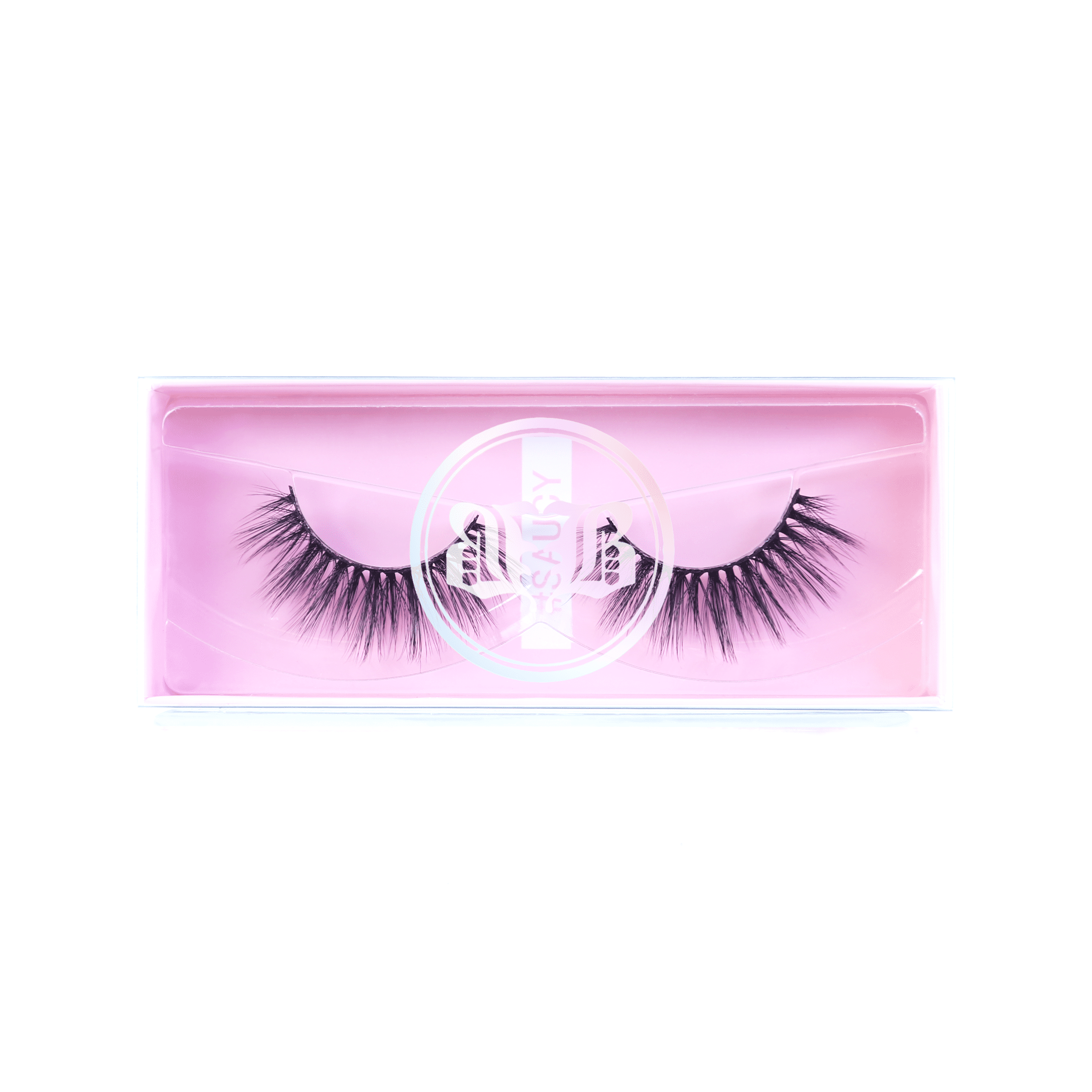 Baddie B Faux Mink False Eyelashes, Saucy, 1 Full Set.