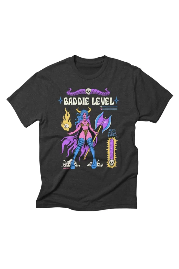 Baddie Level T-Shirt Tee Gift For Him Merch For Her Apparel For Friend