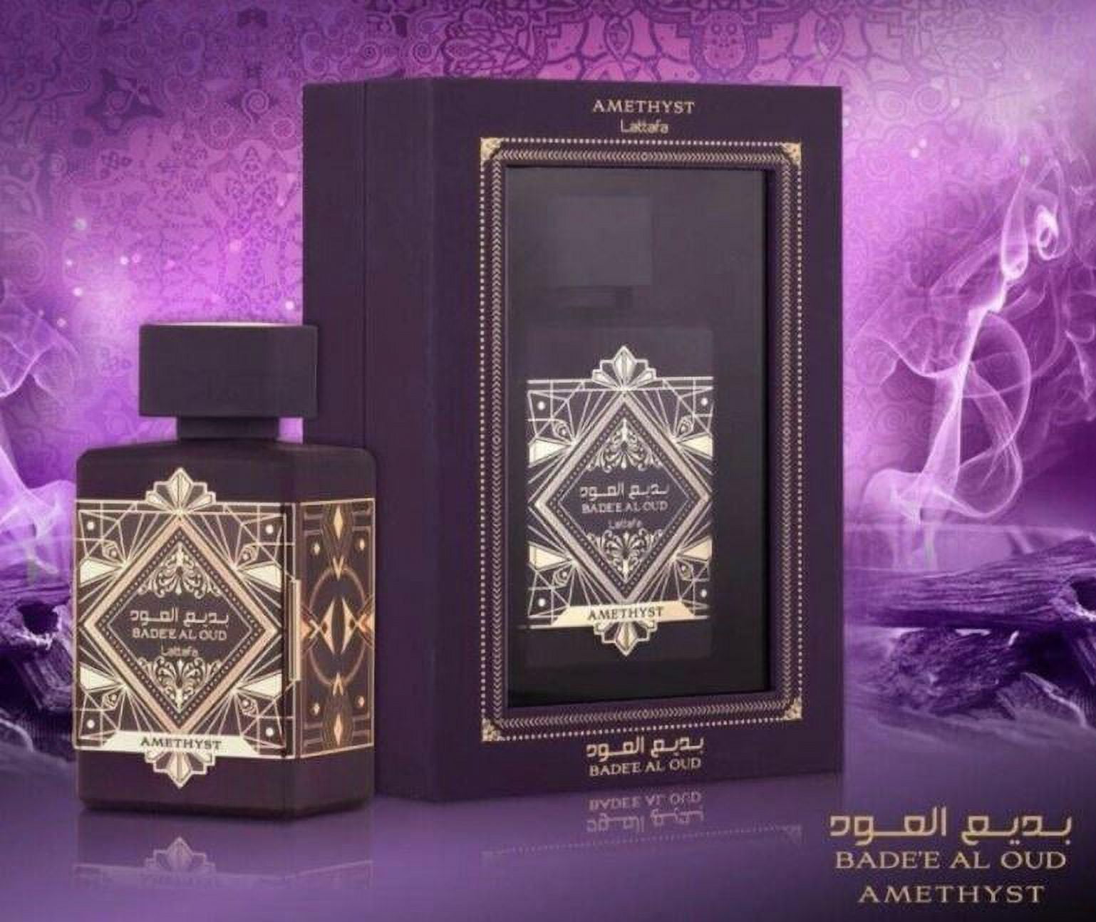 Badee Al Oud Amethyst - Eau De Parfum Spray (100 ml - 3.4Fl oz) by Lattafa  - 6 pack 