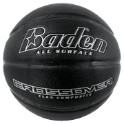 Baden Crossover Indoor/Outdoor Basketball-Black/Silver Size 6