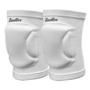 Baden FlexCore Volleyball Knee Pads, White, Medium/Large, Sold in Pairs