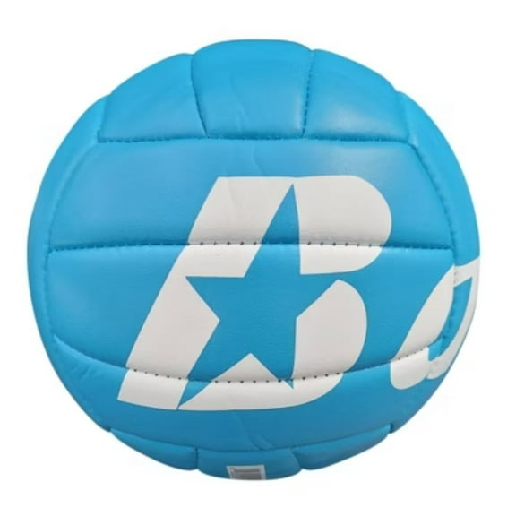 Baden Size 2 Volleyball - Light Blue/White: Kids Rubber Shell, PVC Fill