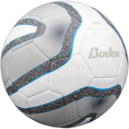 Baden Team Soccer Ball, Size 5, Gray