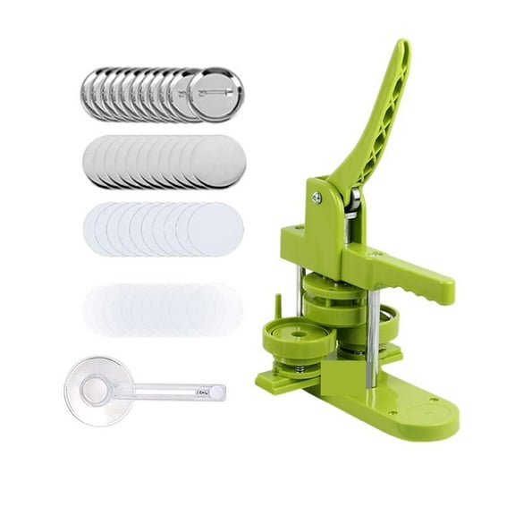 Badge Button Maker Machine DIY Pin Button Maker 25-58MM Interchangeable Die , Badge Punching Die Round Button Dies