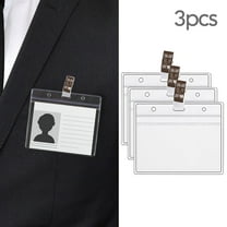 3/5/10Pcs Clear ID Badge Holder With Lanyard & Detachable Buckle for ...