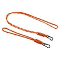 thumbnail image 1 of Badge Lanyard with Keychain Clip Necklace Wrist Cord Strap Metal Clasp for Keys, Camouflage Orange 2 Pack, 1 of 5