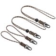thumbnail image 1 of Badge Lanyard with Sling Clip, Adjustable Necklace Wrist Cord Strap Metal Clasp, Camouflage Beige 4 Pack, 1 of 5