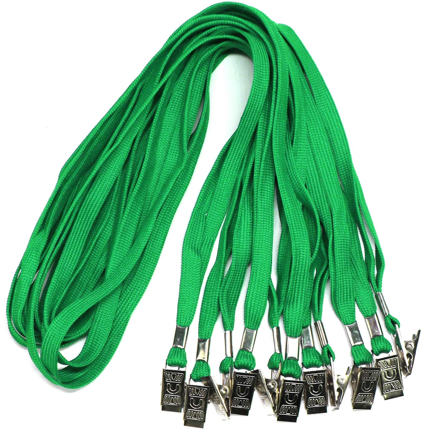 Badge Lanyards Neck Bulk Cruise Lanyard With Clip For Id Card Name Tags Holders (green  50 Pack)