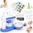 thumbnail image 1 of Badge Maker Machine for Kids, DIY Pin Button Maker Press Machine Badge Punch Kit with 86 pcs Button Parts Pictures Cutter,Arts & Crafts for Kids, Perfect for School Projects & Party, Pink, 1 of 8