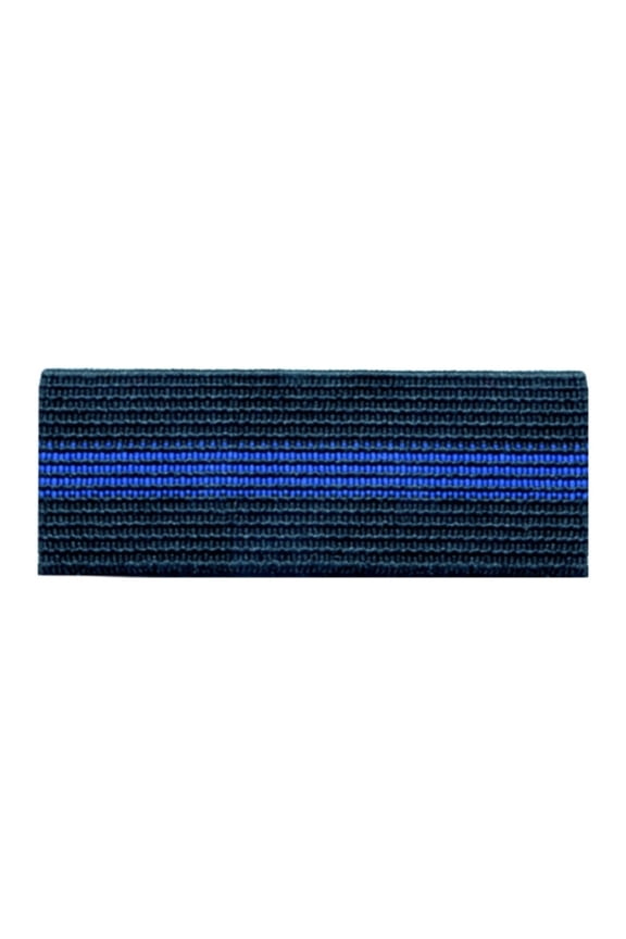 Black and Blue Mourning Bands, 1/2" Wide, 10-Pack