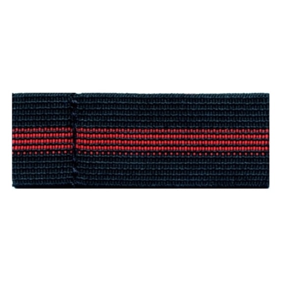 Hero's Pride Black and Red Mourning Bands  3/4", 10-Pack