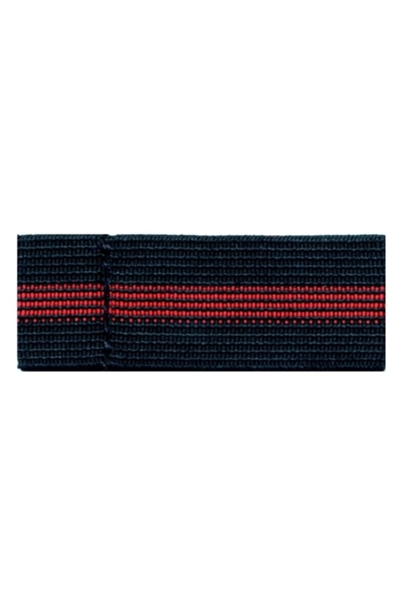 Black and Red Mourning Bands 3/4", 10-Pack