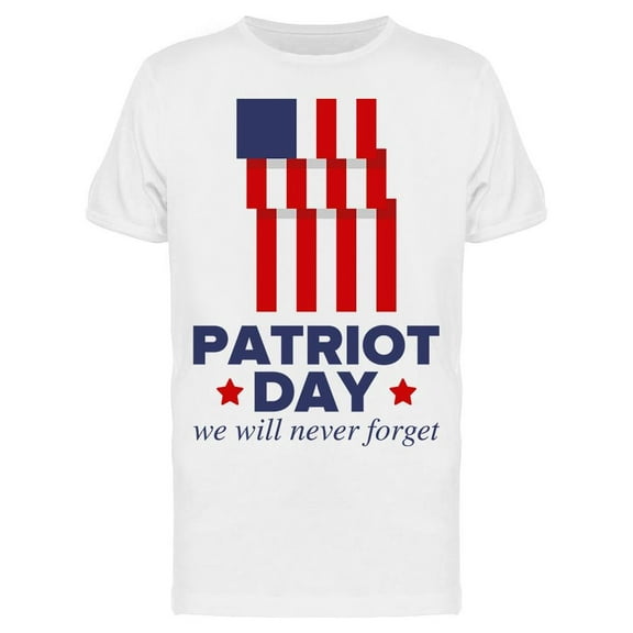 Badge. Patriot Day T-Shirt Men -Image by Shutterstock, Male Medium