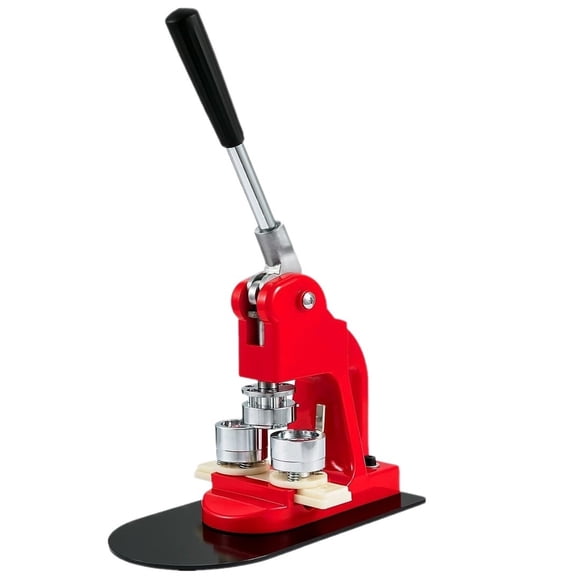 Badge Pin Button Maker Machine 37MM, DIY Brooch Badges Press Button Maker Tools with 100Pcs Button ,Easy to Use