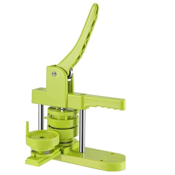 Badge Pin Button Maker Machine DIY 37MM Badges Set with 100Pcs Button Parts ,Beginner-Friendly