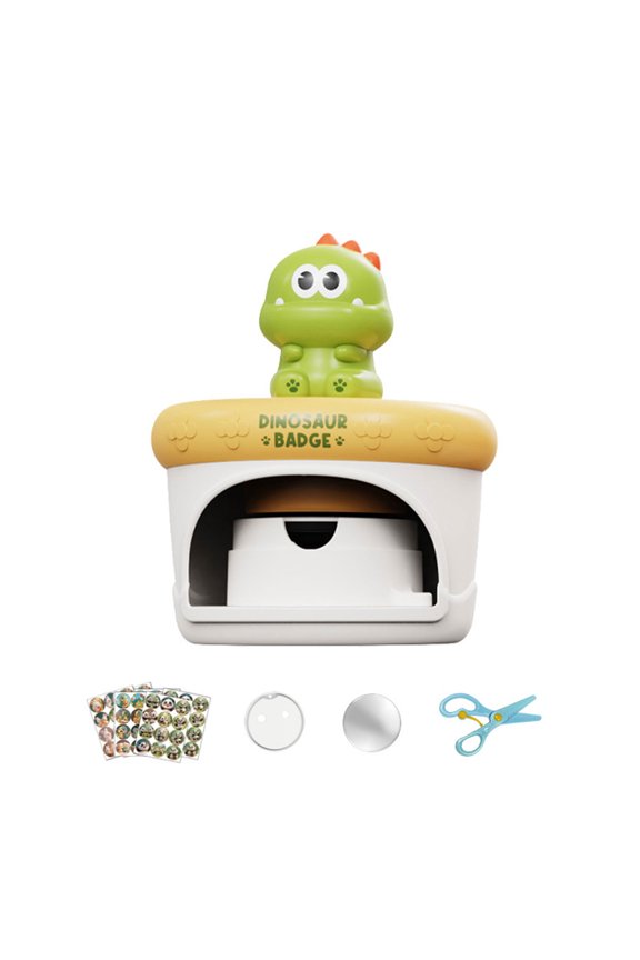 Badge Press Machine with Sticker and Creative Art Project Craft Badges Maker Birthday Gift For Boys Girls