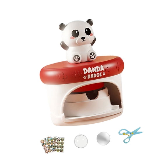 Badge Press Machine with Sticker and Creative Art Project Craft Badges Maker Birthday Gift For Boys Girls