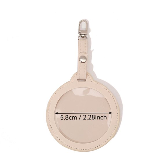 Badge Protective Case Pendant Anime Badge Display Pendant Backpack Accessories Round Single Badge Storage Bag