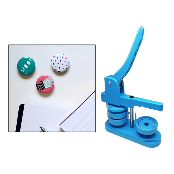 Badge Punch Press 58mm Mold Round Badge Making Handmade DIY Button Badge With Pin Blank Button Making Supplies ,Reuse
