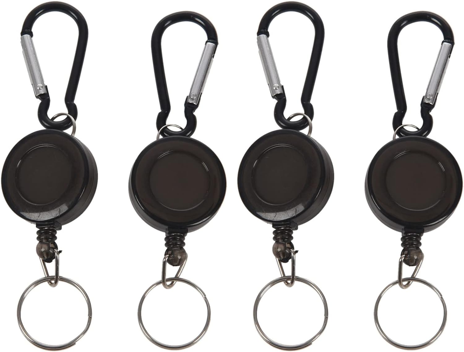 Badge Reel Retractable Yoyo Pass Id Card Holder Key Chain ColorBlack