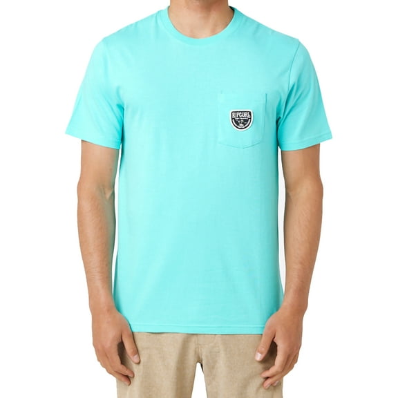 Badge Short Sleeve T-Shirt [Aqua]