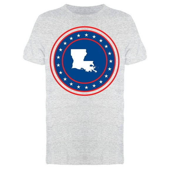 Badge State Of Louisiana Tee Men's -Image by Shutterstock
