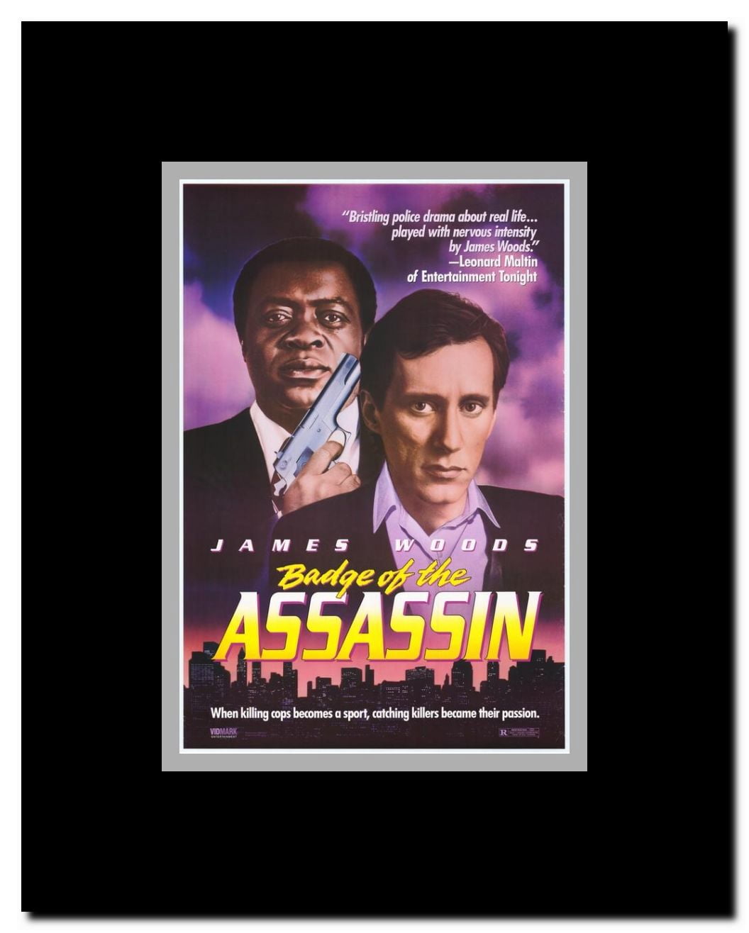 Badge of the Assassin Framed Movie Poster
