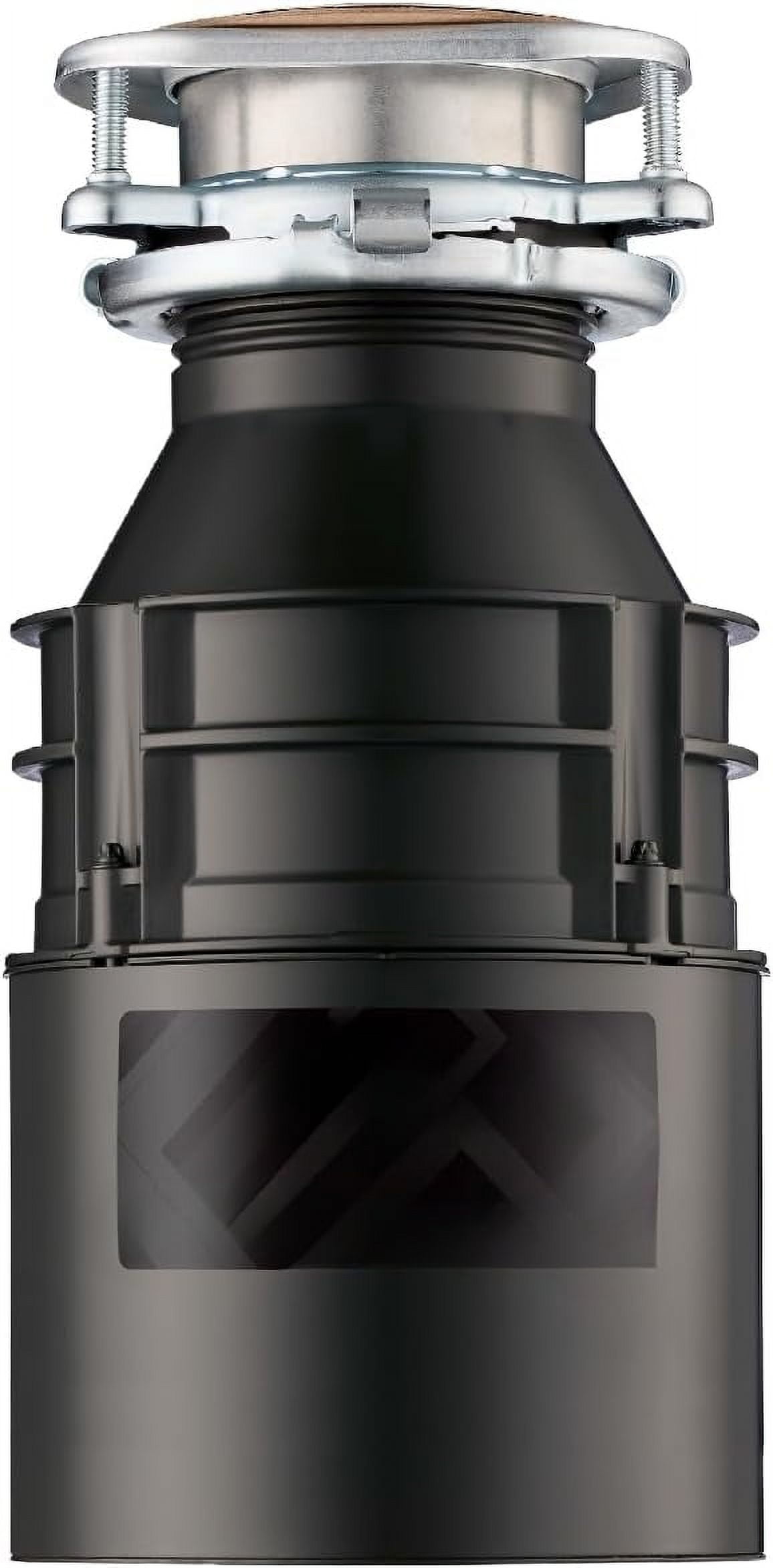 Badger 5XP Garbage Disposal, Standard Series 3/4 HP Continuous Feed Food Waste Disposer, Black / Stainless