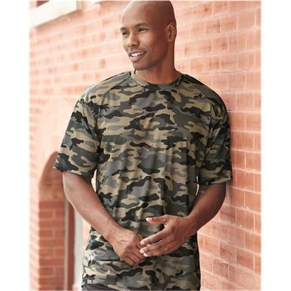 Badger Adult Camo Short-Sleeve T-Shirt 4181
