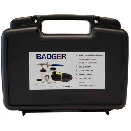 Badger Air-Brush Co. 150 Airbrush Set with Hard Plastic Case BAD1504PK Airbrushes