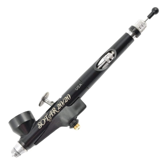 BADGER AIR BRUSH CO SOTAR 2020 w/CUP LG Gravity Feed Dual