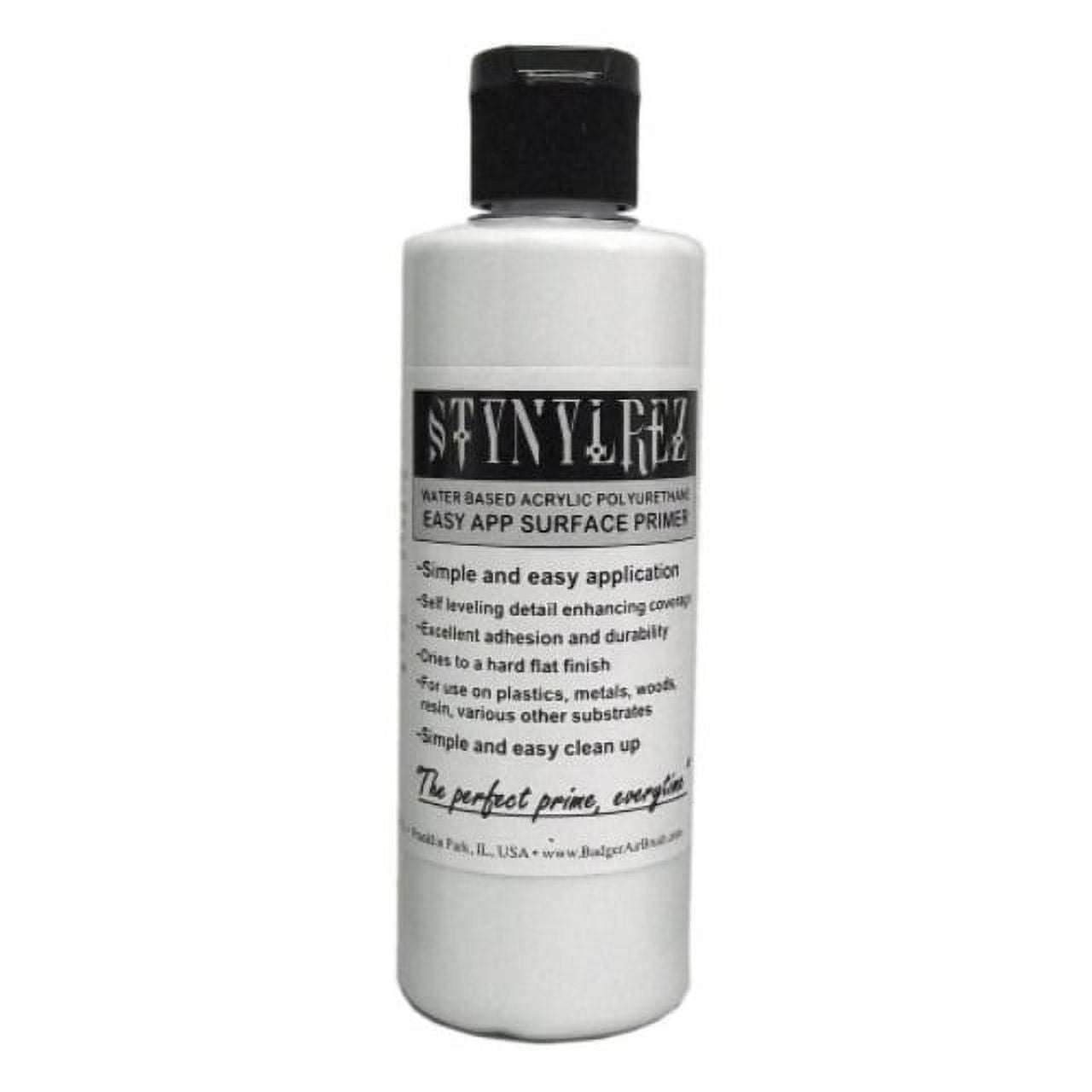 Badger Air-Brush SNR-210 Stynylrez Water Based Acrylic Polyurethane 3-Color Primer 2-Ounce White Gray Black