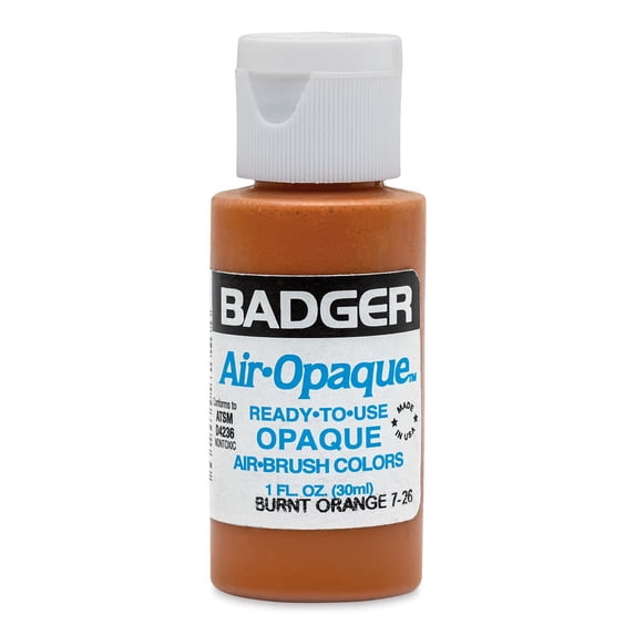 Badger Air-Opaque Airbrush Color - 1 oz, Burnt Orange