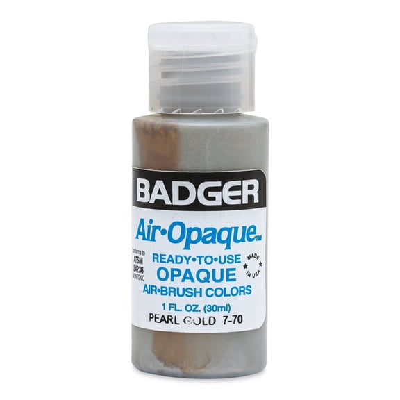Badger Air-Opaque Airbrush Color - 1 oz, Pearl Gold