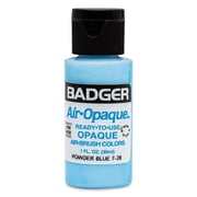 Badger Air-Opaque Airbrush Color - 1 oz, Powder Blue