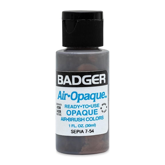 Badger Air-Opaque Airbrush Color - 1 oz, Sepia