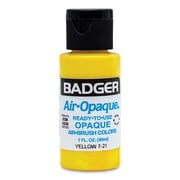 Badger Air-Opaque Airbrush Color - 1 oz, Yellow